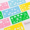 Creative children's multi-functional pattern universal ruler set, cute art drawing ruler, student stationery gift wholesale details Picture